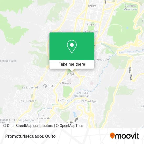 Promoturisecuador map