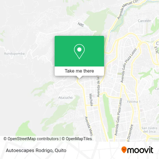 Autoescapes Rodrigo map