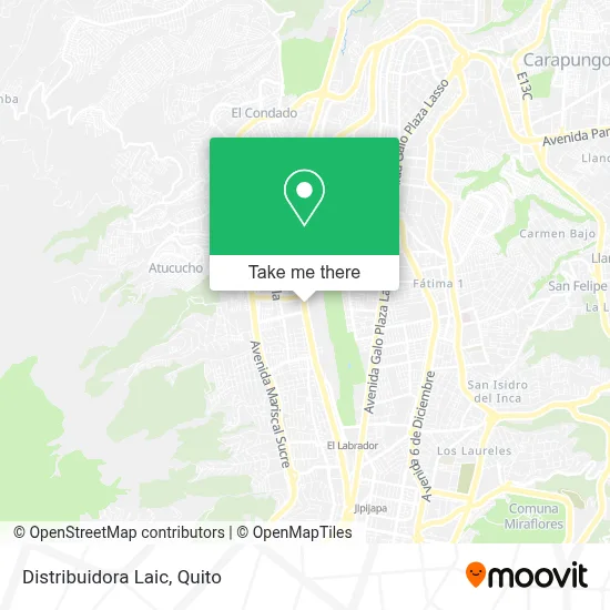 Distribuidora Laic map