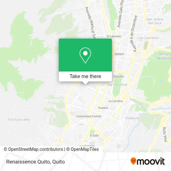 Renaissence Quito map