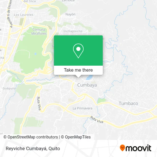 Reyviche Cumbayá map