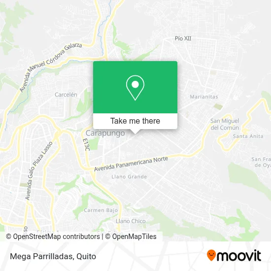 Mega Parrilladas map