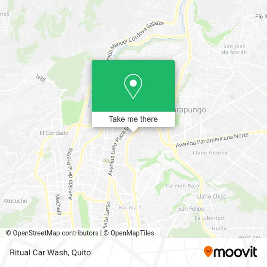 Ritual Car Wash map