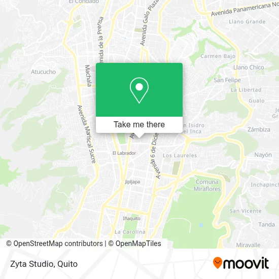 Zyta Studio map