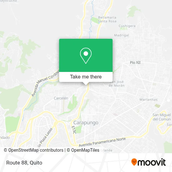 Route 88 map
