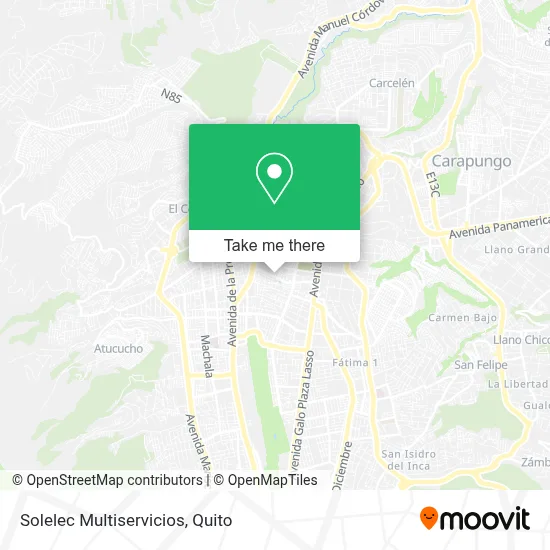 Solelec Multiservicios map