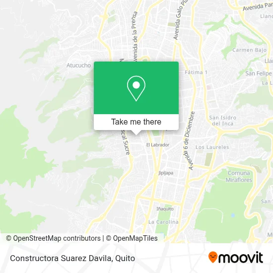 Constructora Suarez Davila map