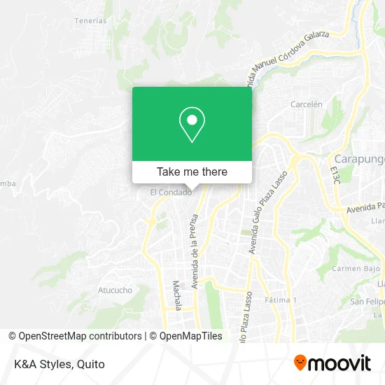 K&A Styles map
