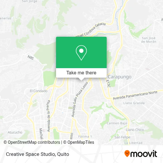 Creative Space Studio map