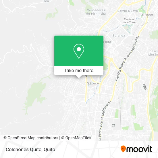 Colchones Quito map
