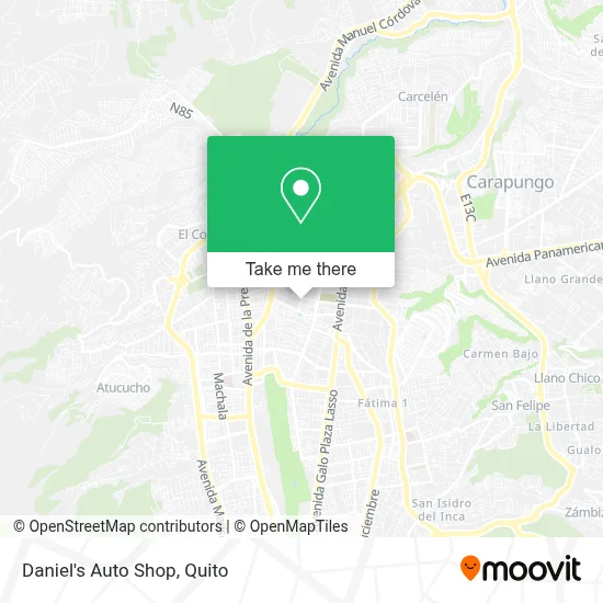 Daniel's Auto Shop map