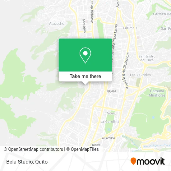 Bela Studio map