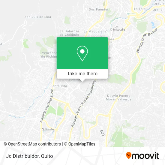 Jc Distribuidor map