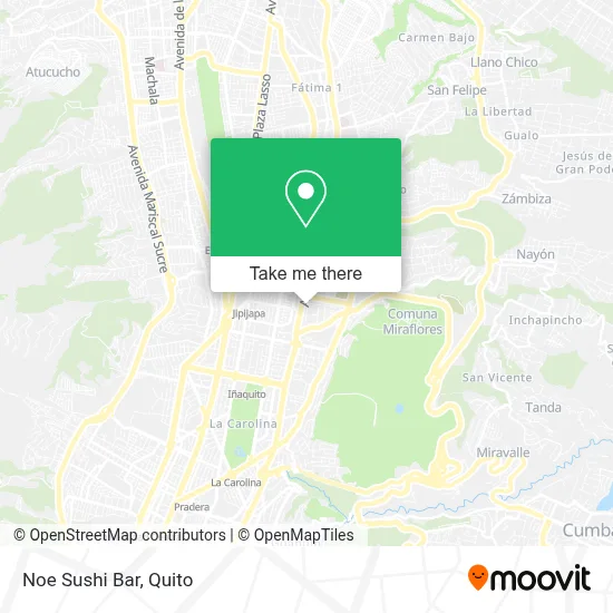 Noe Sushi Bar map