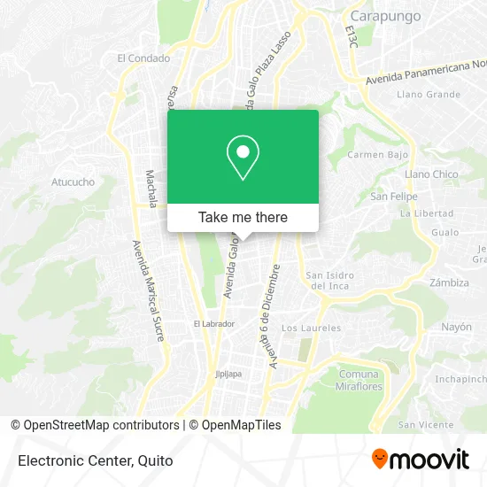 Electronic Center map