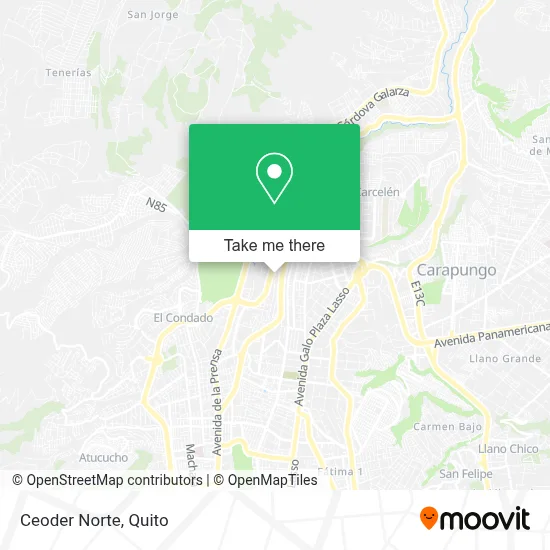 Ceoder Norte map
