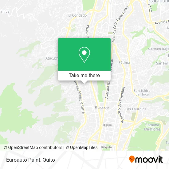 Euroauto Paint map