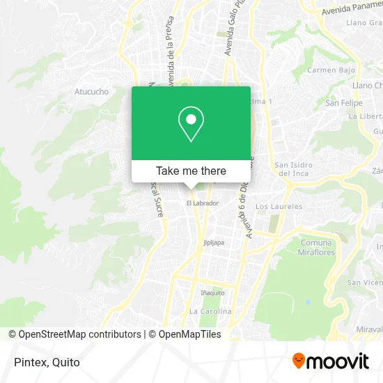 Pintex map