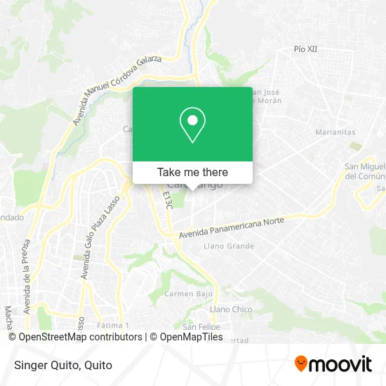 Singer Quito map