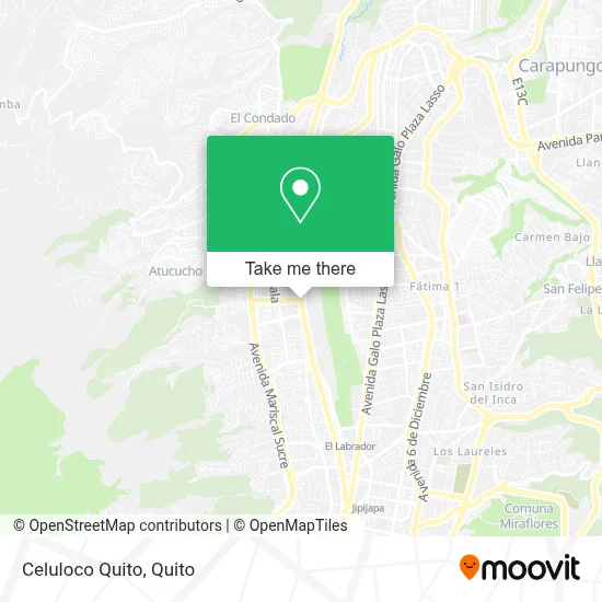 Celuloco Quito map