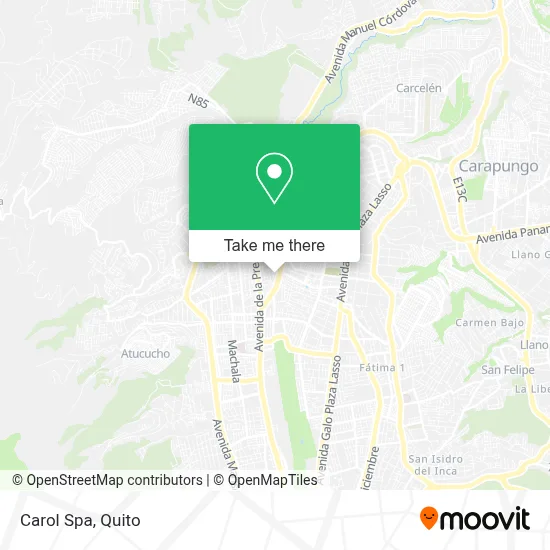 Carol Spa map