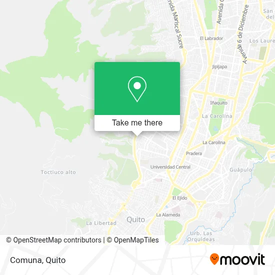 Comuna map