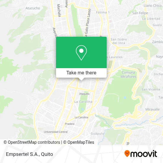 Empsertel S.A. map