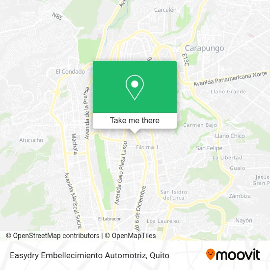 Easydry Embellecimiento Automotriz map