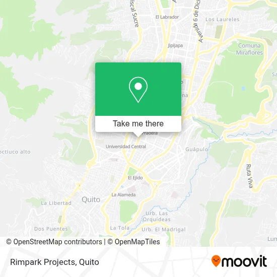Rimpark Projects map
