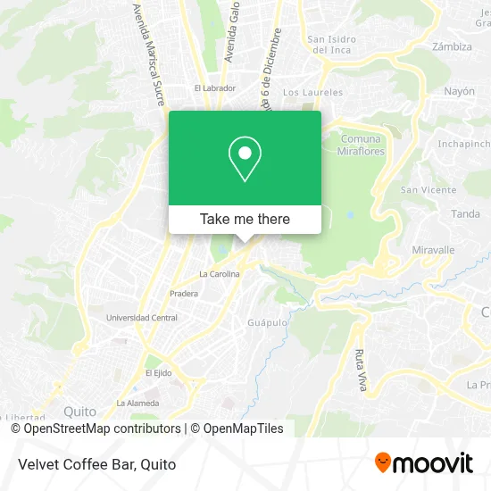 Velvet Coffee Bar map