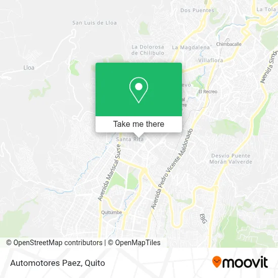 Automotores Paez map