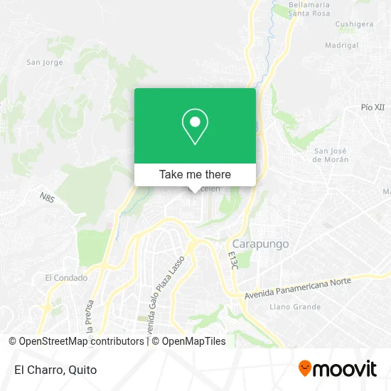 El Charro map