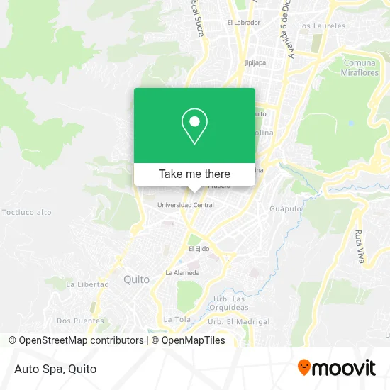 Auto Spa map
