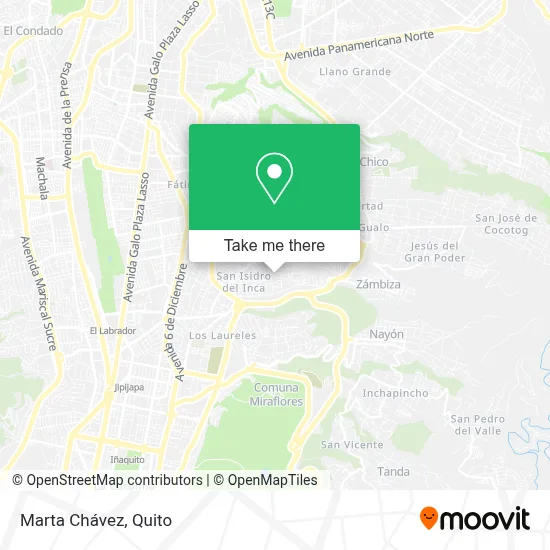 Marta Chávez map
