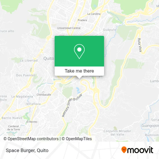 Space Burger map