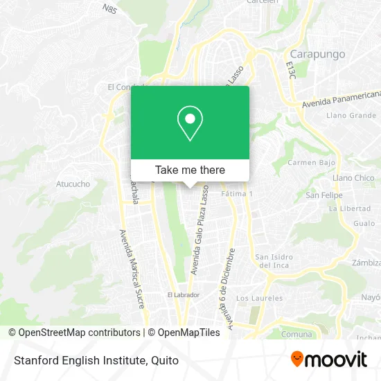 Stanford English Institute map
