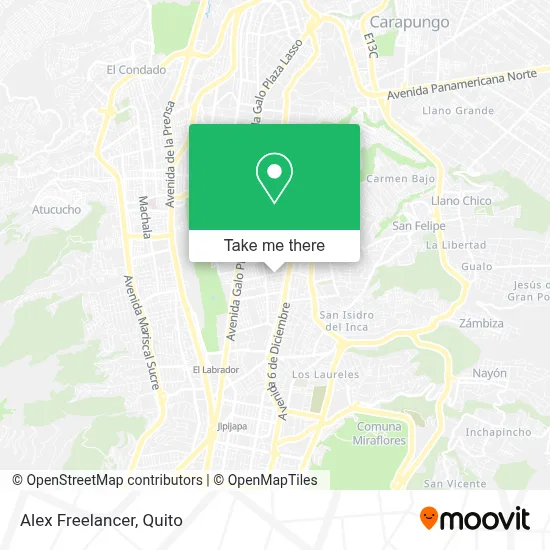 Alex Freelancer map