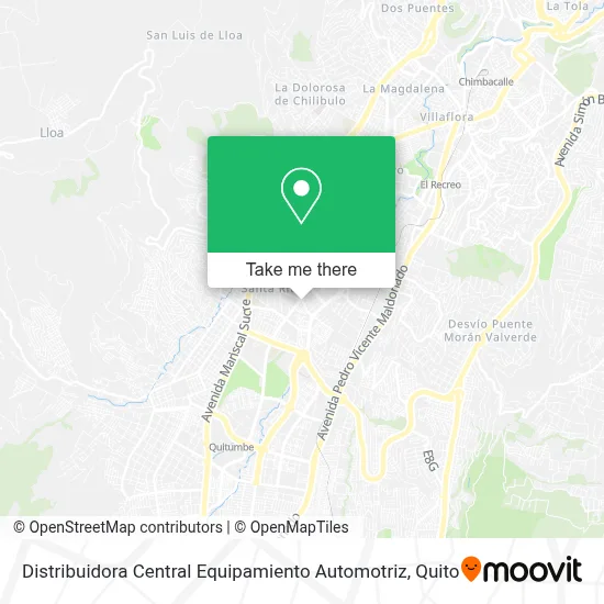 Distribuidora Central Equipamiento Automotriz map