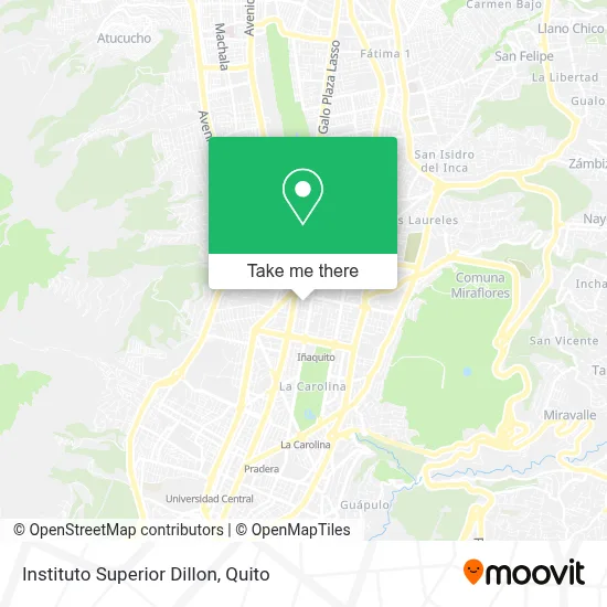 Instituto Superior Dillon map