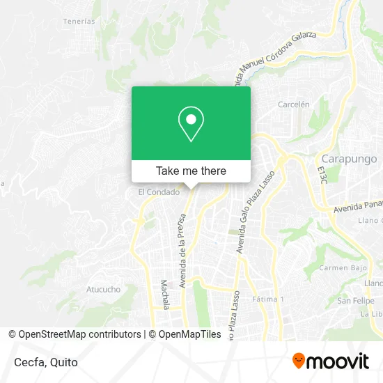 Cecfa map