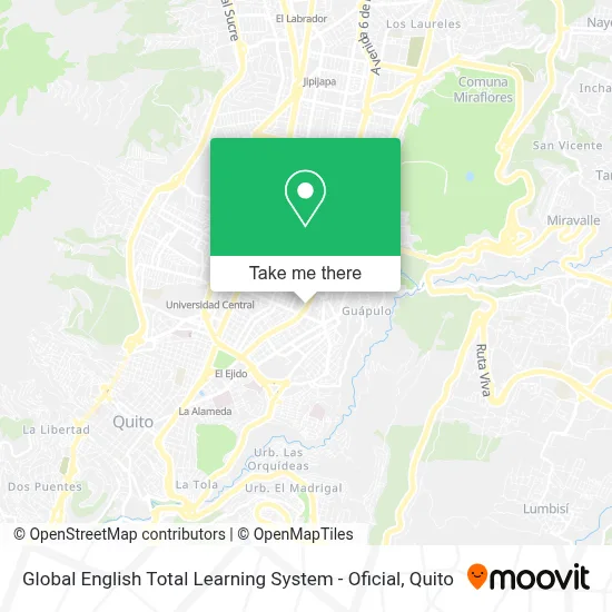 Global English Total Learning System - Oficial map