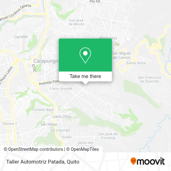 Taller Automotriz Patada map