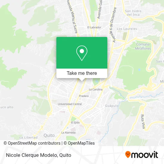 Nicole Clerque Modelo map