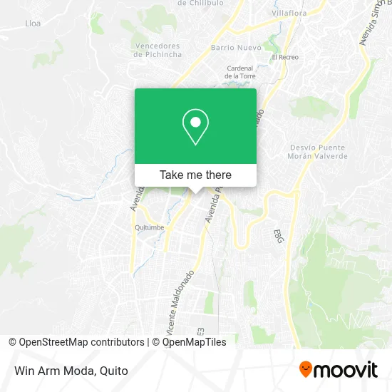 Win Arm Moda map
