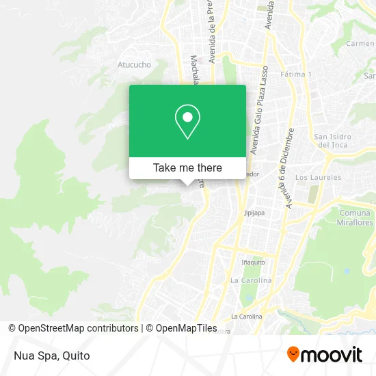 Nua Spa map
