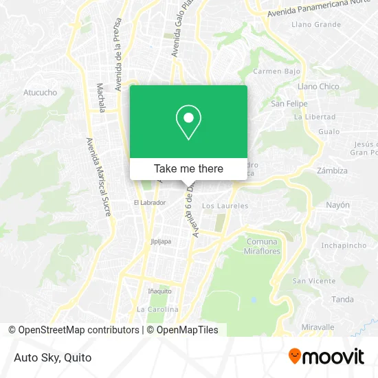Auto Sky map