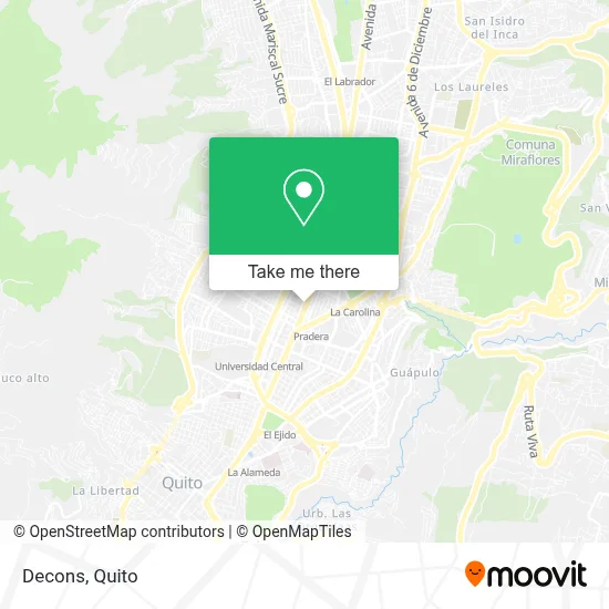 Decons map
