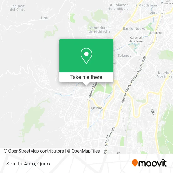 Spa Tu Auto map