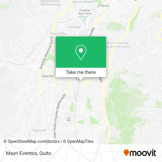 Mayri Eventos map