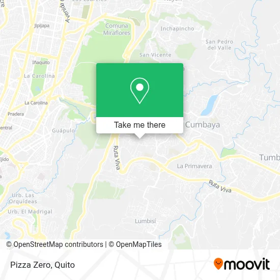 Pizza Zero map
